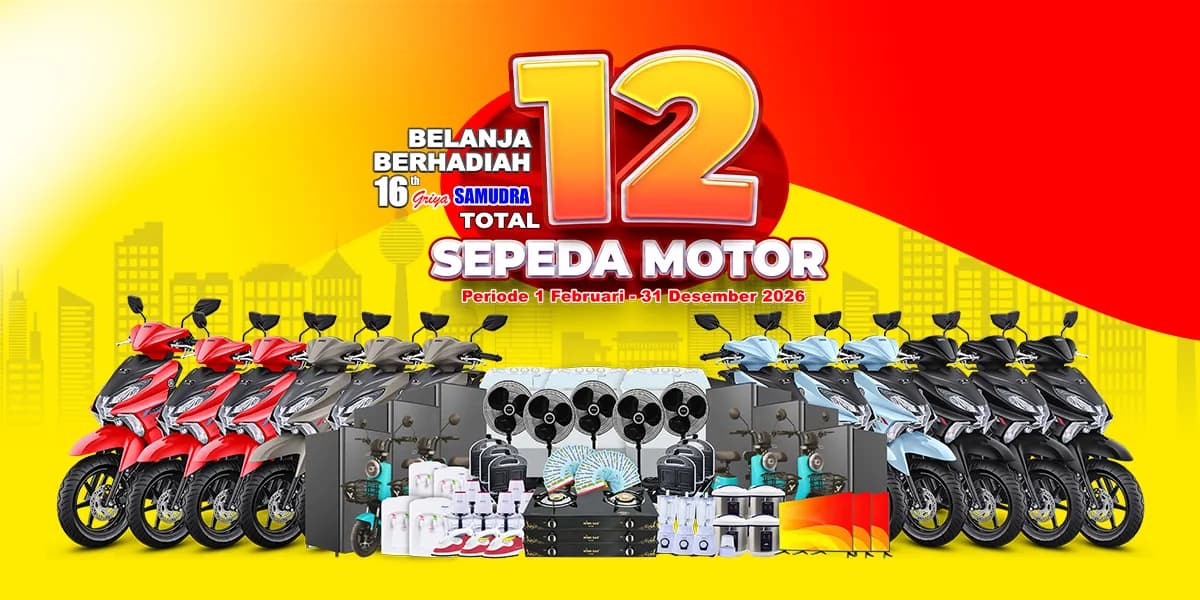 Belanja Berhadiah 16 Tahun Griya Samudra